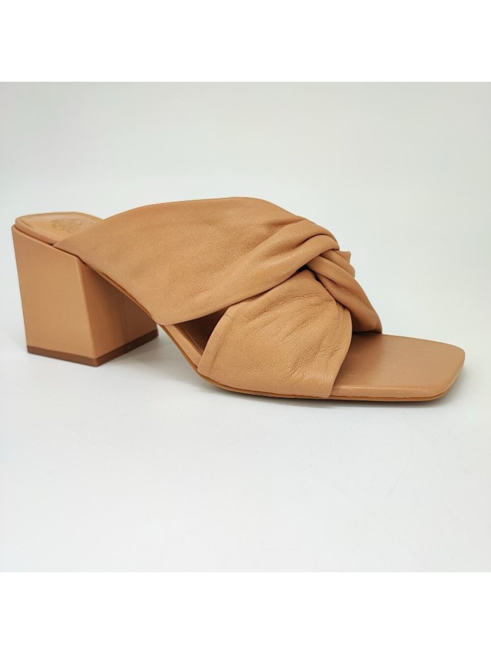 Vince Camuto Jenabie Women's Size 10 US Sandals Leather Nude Slide VC-JENABIE